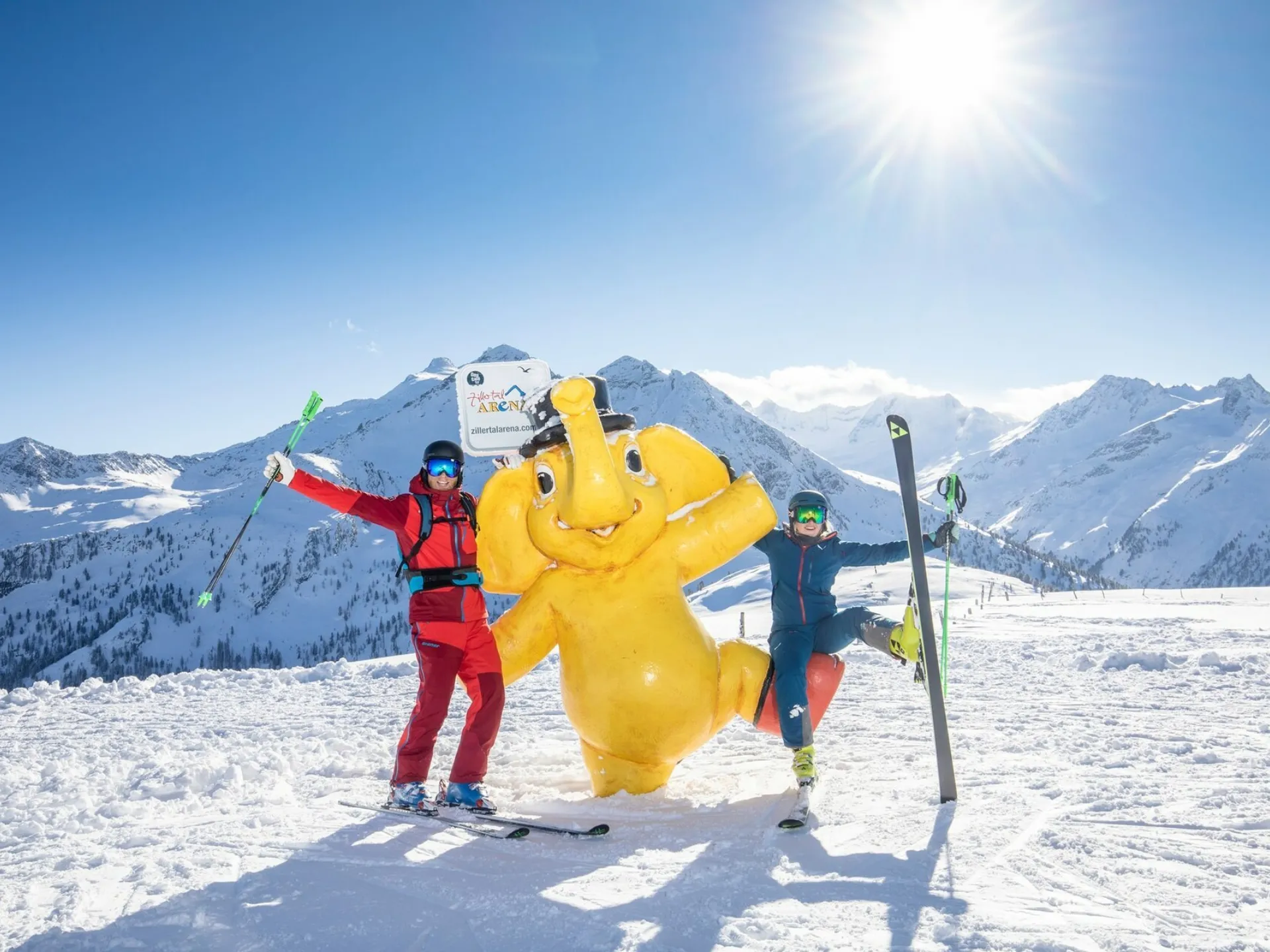 Skifahren Zillertal Arena Hochkrimml min